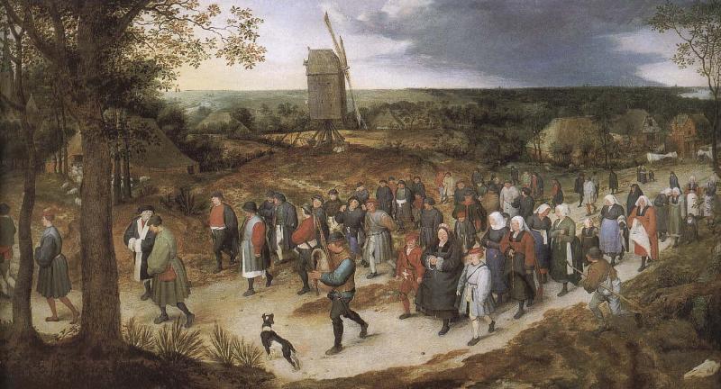 Pieter Bruegel Wedding team France oil painting art